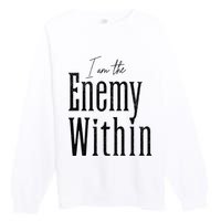 Democrat Kamala Harris Enemy Within Antitrump Left Wing Premium Crewneck Sweatshirt