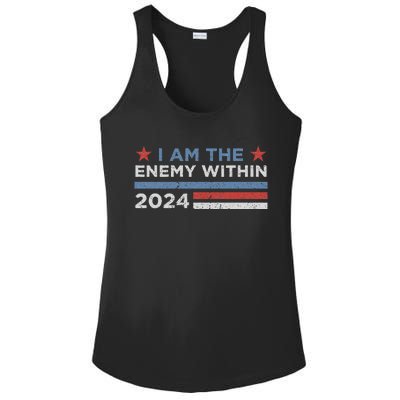 Democrat Kamala Harris Enemy Within Gift Ladies PosiCharge Competitor Racerback Tank