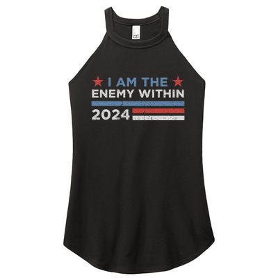 Democrat Kamala Harris Enemy Within Gift Women's Perfect Tri Rocker Tank