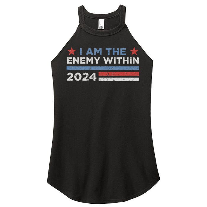 Democrat Kamala Harris Enemy Within Gift Women's Perfect Tri Rocker Tank