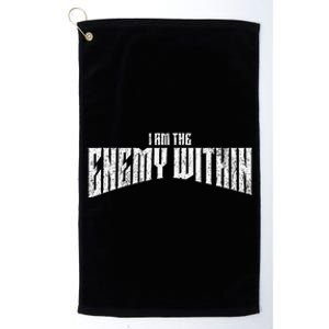 Democrat Kamala Harris Enemy Within Anti Trump Left Wing Platinum Collection Golf Towel