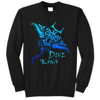 Dive Kona Hawaii Tribal Stingray Polynesian Tattoo Sweatshirt