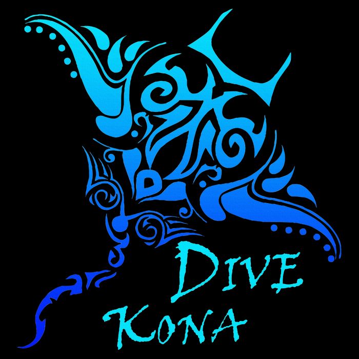 Dive Kona Hawaii Tribal Stingray Polynesian Tattoo Women's Perfect Tri Tunic Long Sleeve Shirt
