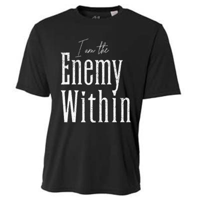 Democrat Kamala Harris Enemy Within Anti Trump Left Wing Cooling Performance Crew T-Shirt