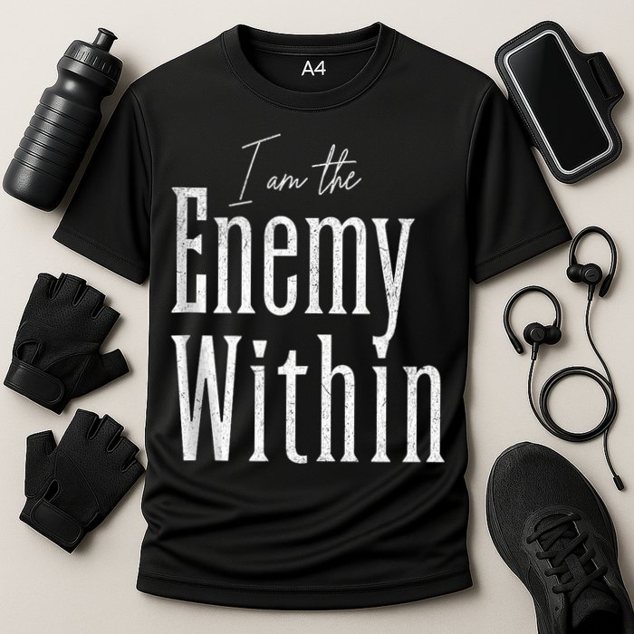 Democrat Kamala Harris Enemy Within Antitrump Left Wing Cooling Performance Crew T-Shirt
