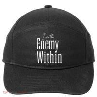 Democrat Kamala Harris Enemy Within Antitrump Left Wing 7-Panel Snapback Hat