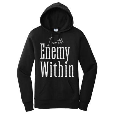 Democrat Kamala Harris Enemy Within Antitrump Left Wing Women's Pullover Hoodie