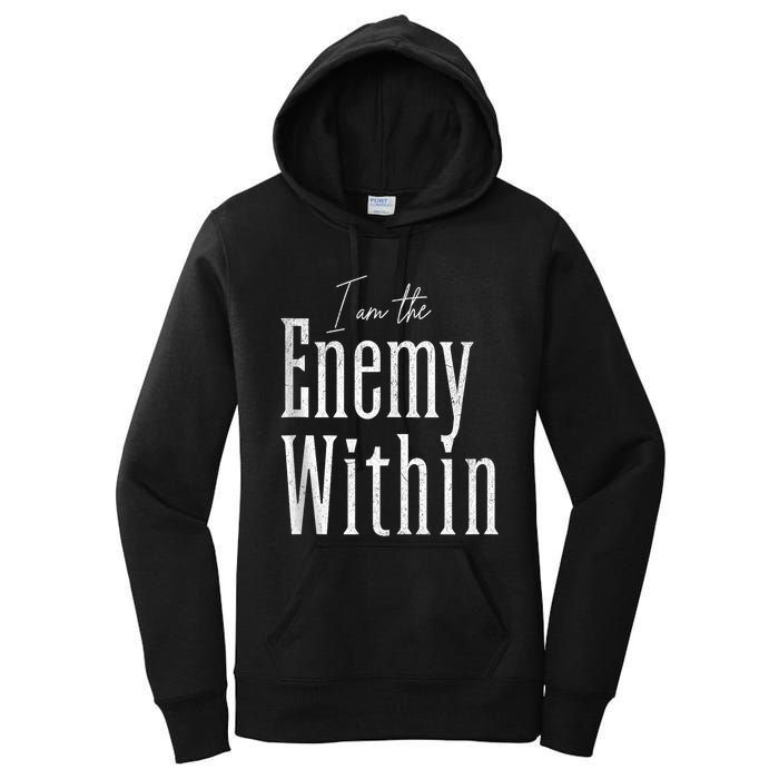 Democrat Kamala Harris Enemy Within Antitrump Left Wing Women's Pullover Hoodie