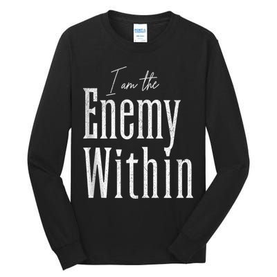 Democrat Kamala Harris Enemy Within Antitrump Left Wing Tall Long Sleeve T-Shirt