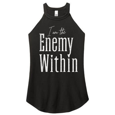 Democrat Kamala Harris Enemy Within Antitrump Left Wing Women's Perfect Tri Rocker Tank