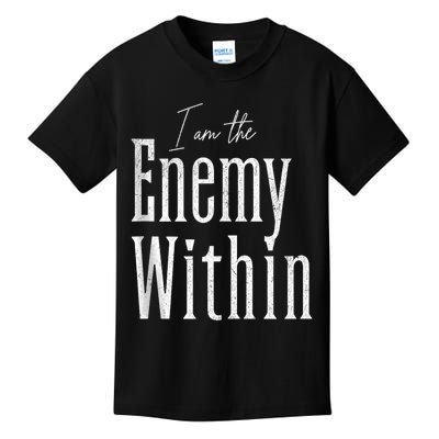 Democrat Kamala Harris Enemy Within Antitrump Left Wing Kids T-Shirt