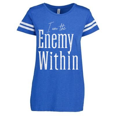 Democrat Kamala Harris Enemy Within Antitrump Left Wing Enza Ladies Jersey Football T-Shirt