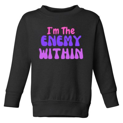 Democrat Kamala Harris Enemy Within Anti Trump Left Wing Toddler Sweatshirt