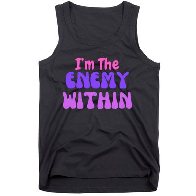 Democrat Kamala Harris Enemy Within Anti Trump Left Wing Tank Top