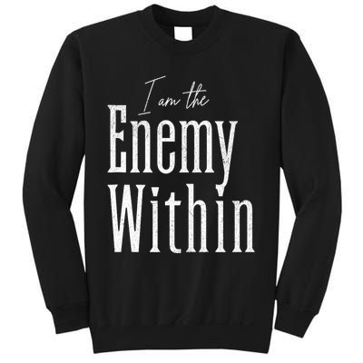 Democrat Kamala Harris Enemy Within Antitrump Left Wing Tank Top Sweatshirt