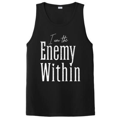 Democrat Kamala Harris Enemy Within Antitrump Left Wing Tank Top PosiCharge Competitor Tank