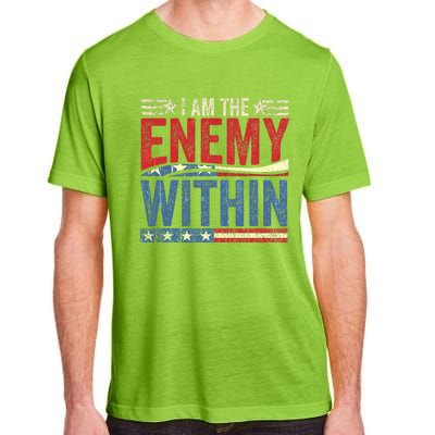 Democrat Kamala Harris Enemy Within Antitrump Left Wing Adult ChromaSoft Performance T-Shirt