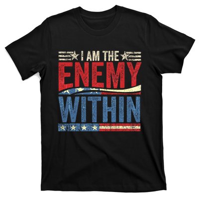 Democrat Kamala Harris Enemy Within Antitrump Left Wing T-Shirt