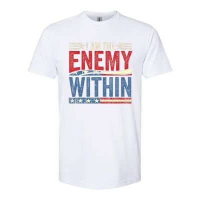 Democrat Kamala Harris Enemy Within Antitrump Left Wing Softstyle CVC T-Shirt