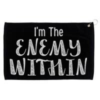 Democrat Kamala Harris Enemy Within Anti Trump Left Wing Grommeted Golf Towel