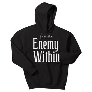 Democrat Kamala Harris Enemy Within Anti Trump Left Wing Kids Hoodie