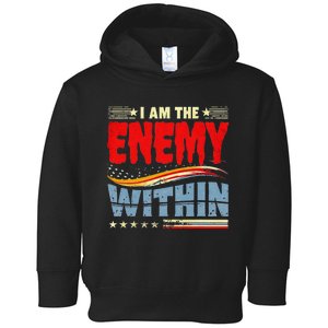 Democrat Kamala Harris Enemy Within Toddler Hoodie