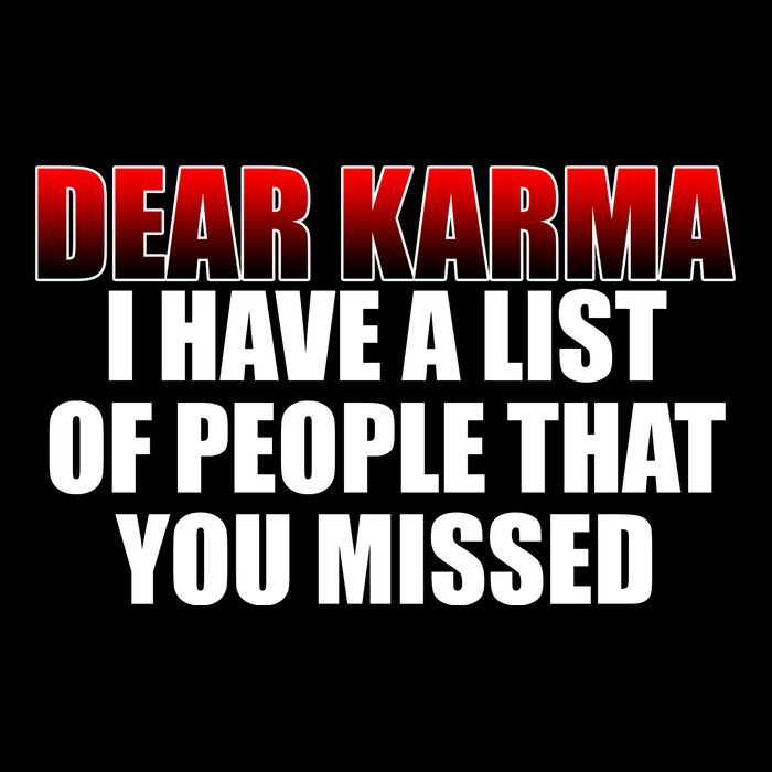 Dear Karma I Have A List Of People That You Missed Wool Snapback Cap
