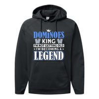 Dominoes King I'm Not Getting Old Dominoes Performance Fleece Hoodie