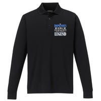 Dominoes King I'm Not Getting Old Dominoes Performance Long Sleeve Polo