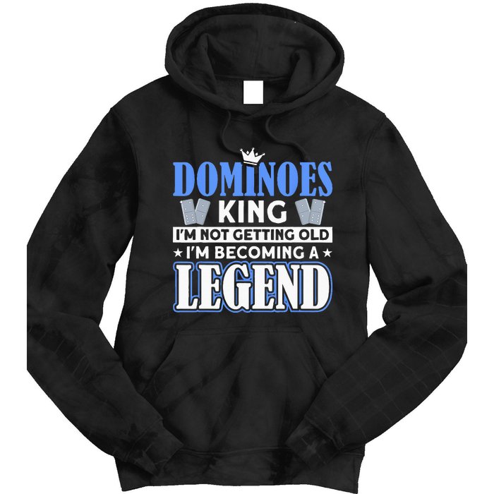 Dominoes King I'm Not Getting Old Dominoes Tie Dye Hoodie