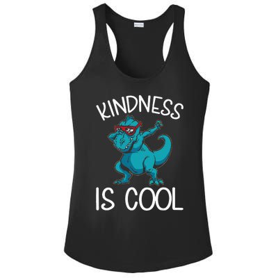 Dino Kindness Is Cool Kindness Ladies PosiCharge Competitor Racerback Tank