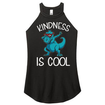 Dino Kindness Is Cool Kindness Women’s Perfect Tri Rocker Tank