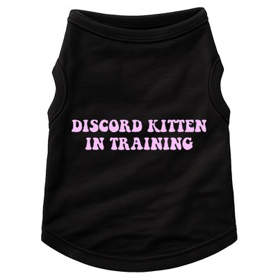 Discord Kitten In Training Apparel Doggie Tank