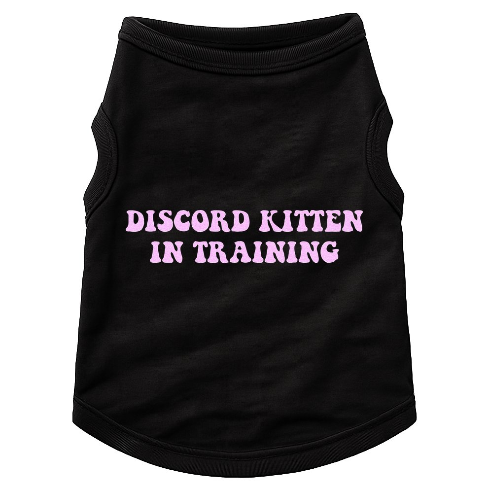 Discord Kitten In Training Apparel Doggie Tank