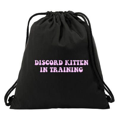 Discord Kitten In Training Apparel Drawstring Bag