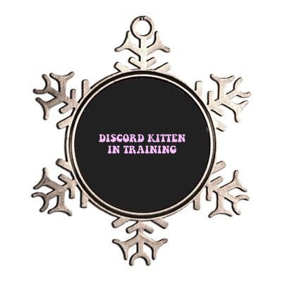 Discord Kitten In Training Apparel Metallic Star Ornament