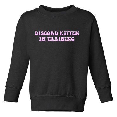 Discord Kitten In Training Apparel Toddler Sweatshirt