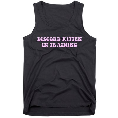 Discord Kitten In Training Apparel Tank Top