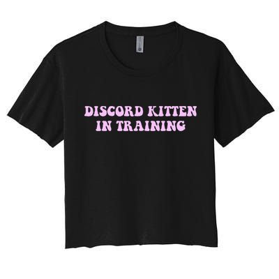 Discord Kitten In Training Apparel Crop Top