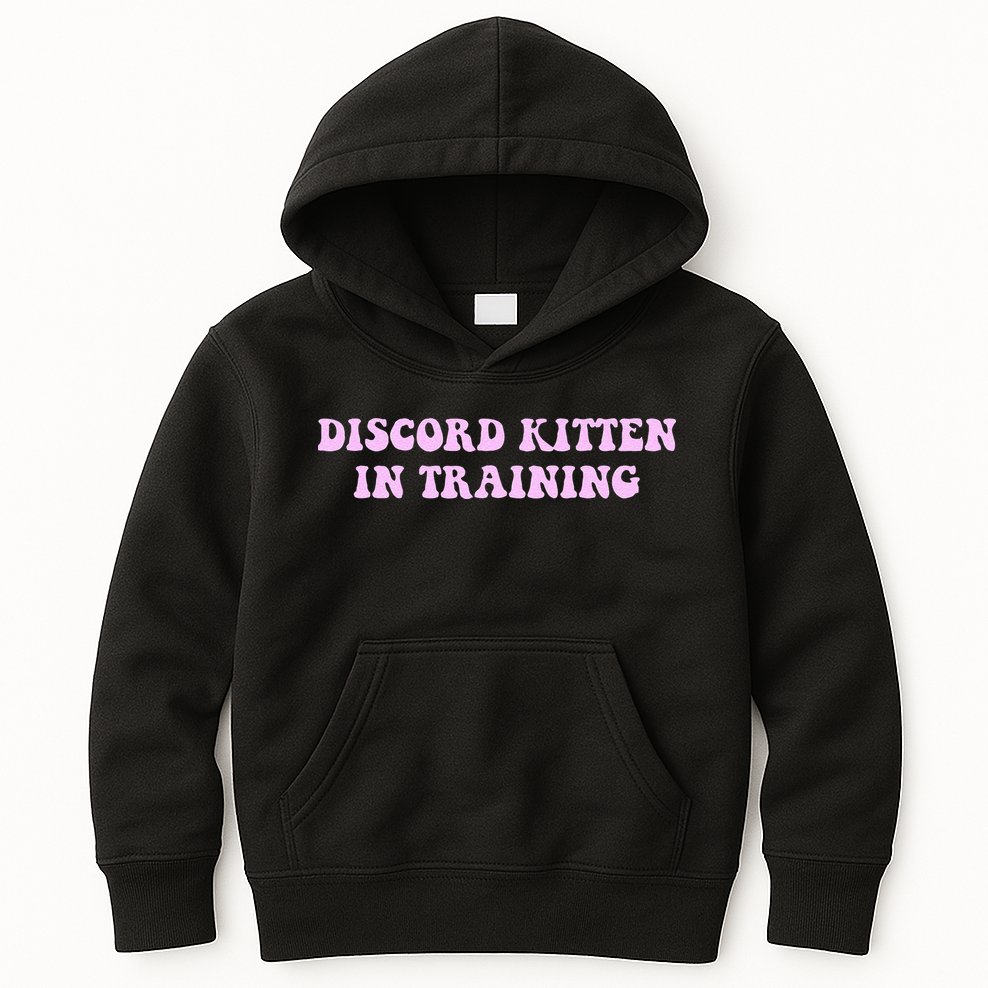 Discord Kitten In Training Apparel Kids Hoodie