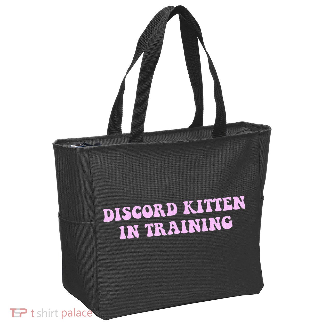 Discord Kitten In Training Apparel Zip Tote Bag