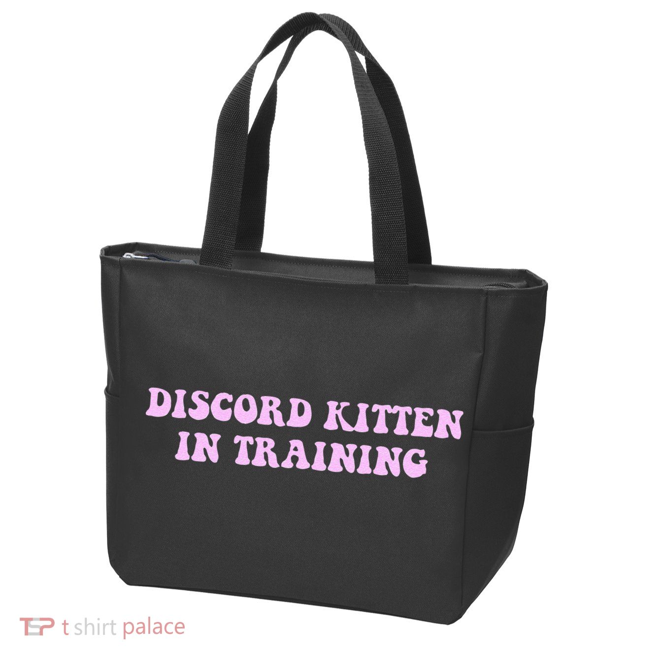 Discord Kitten In Training Apparel Zip Tote Bag