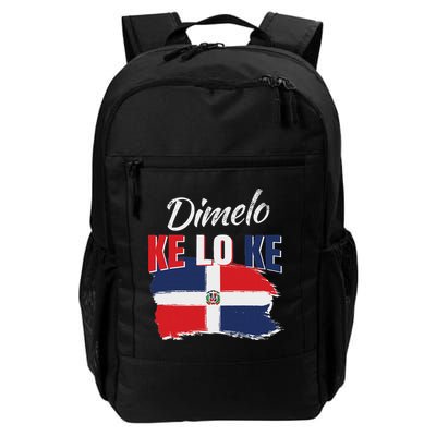Dimelo Ke Lo Ke Dominican Republic Flag Backpack