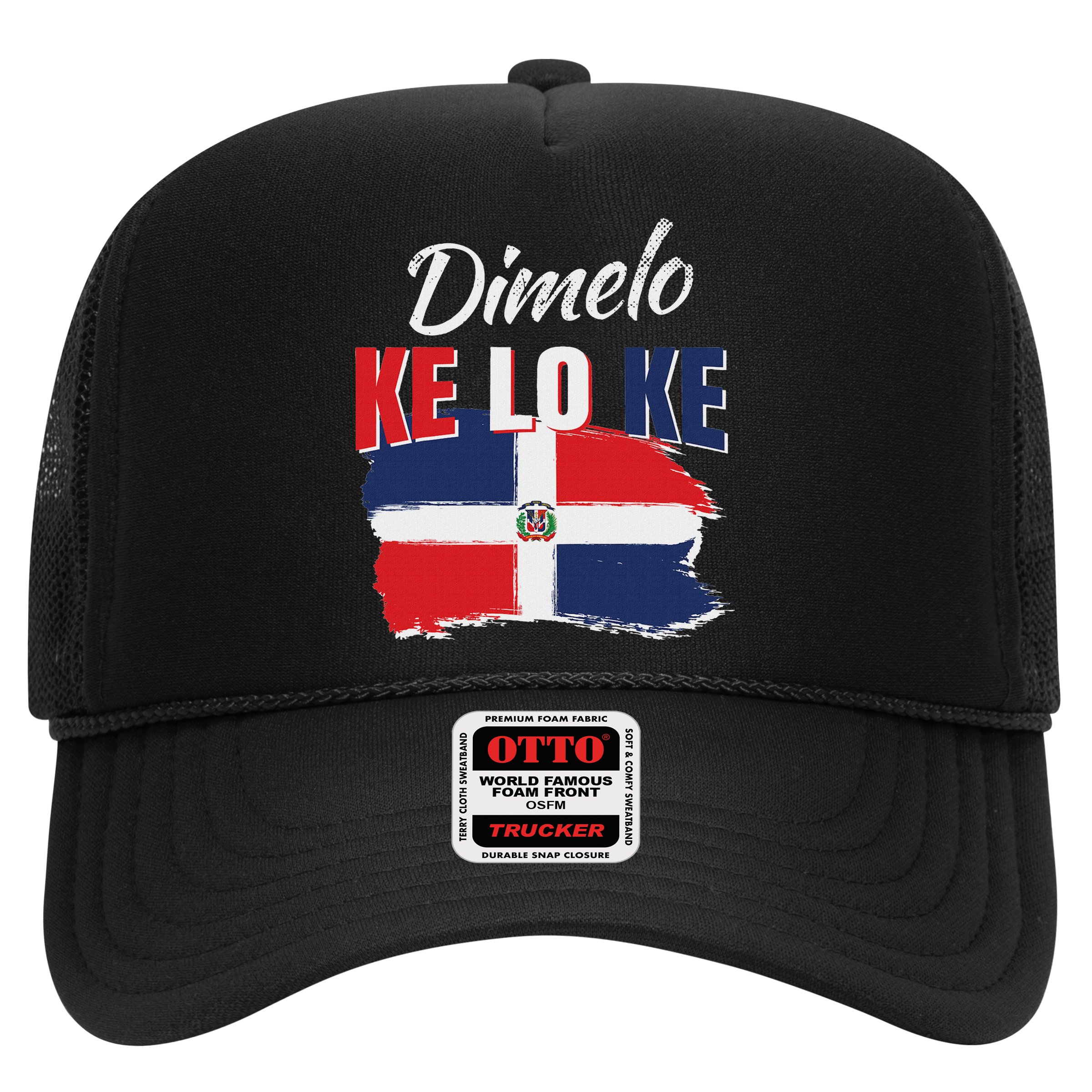 Dimelo Ke Lo Ke Dominican Republic Flag Hat