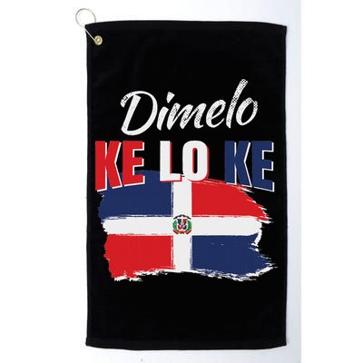 Dimelo Ke Lo Ke Dominican Republic Flag Golf Towel
