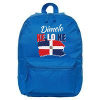 Dimelo Ke Lo Ke Dominican Republic Flag 16 in Basic Backpack