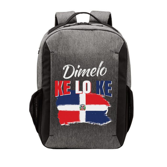 Dimelo Ke Lo Ke Dominican Republic Flag Vector Backpack