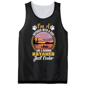 Dog Kayak Lake Kayaking With Dog Life Vest For Kayaking Dog Gift Mesh Reversible Basketball Jersey Tank