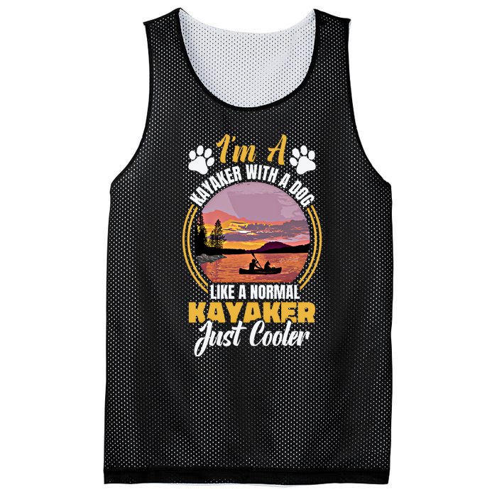 Dog Kayak Lake Kayaking With Dog Life Vest For Kayaking Dog Gift Mesh Reversible Basketball Jersey Tank