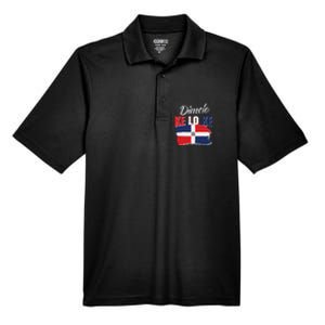 Dimelo Ke Lo Ke Dominican Republic Flag Dominicans Gift Men's Origin Performance Pique Polo